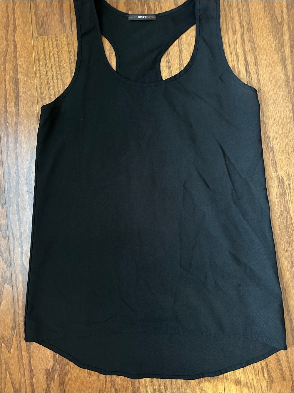 Soprano Black Racerback Tank - Solid Basic - Picture 3 of 4